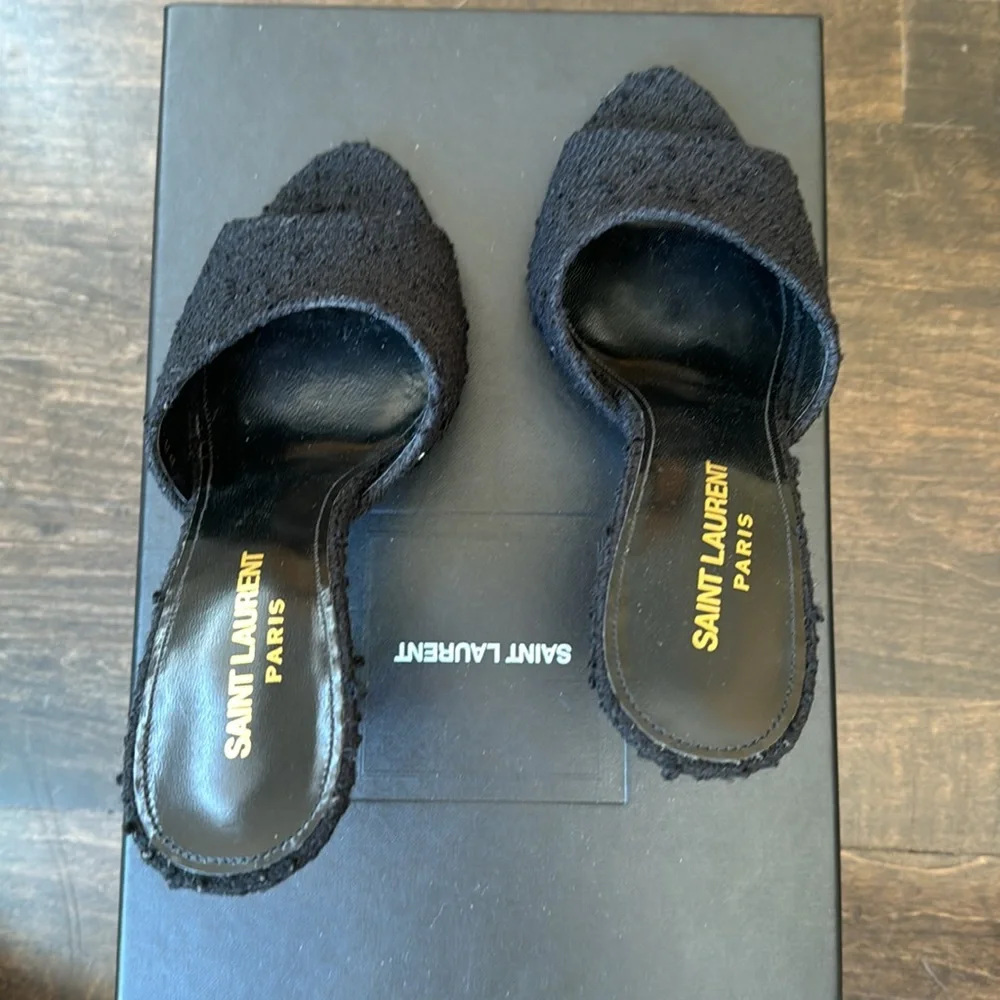 EUC Saint Laurent LA 16 boucle Mules - Picture 6 of 9